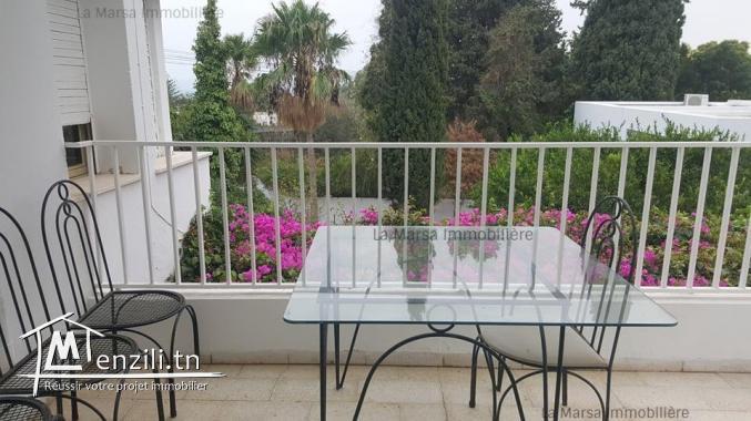 A Louer villa s2 meublée à Carthage