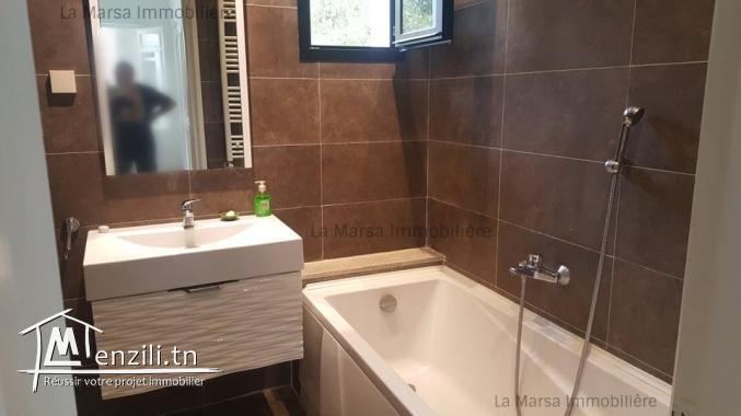 A Louer villa s2 meublée à Carthage