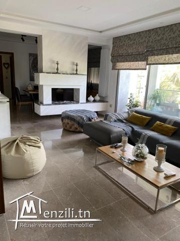 La Soukra Grand S+3 Tres Haut standing meubler ou vide