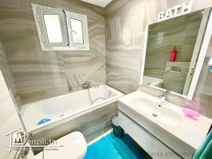 A Louer appartement s2 meublé à Ennasr 2