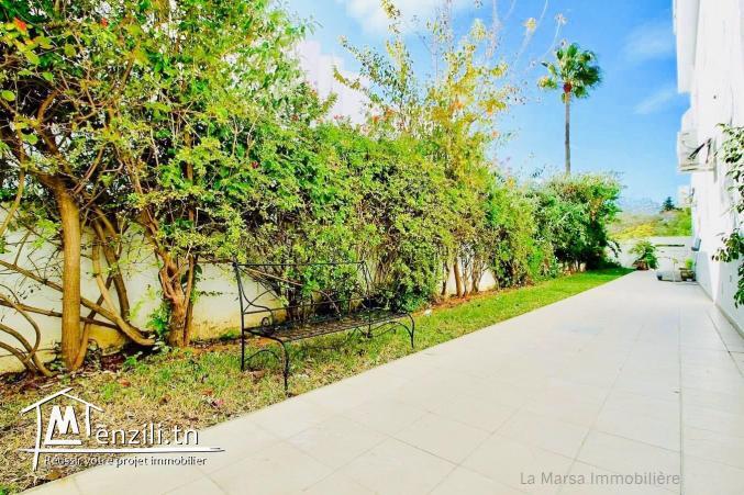 A Louer appartement s1 meublé à Gammarth Supérieur