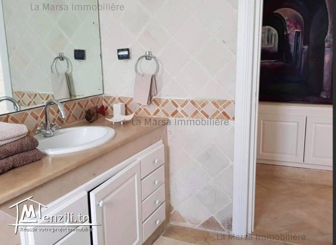 A Louer appartement s1 meublé à Gammarth Supérieur