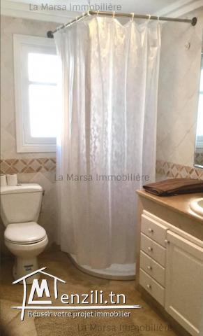 A Louer appartement s1 meublé à Gammarth Supérieur