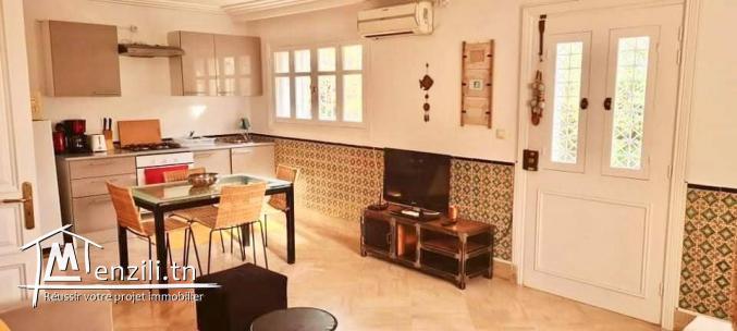 A Louer appartement s1 meublé à Gammarth Supérieur