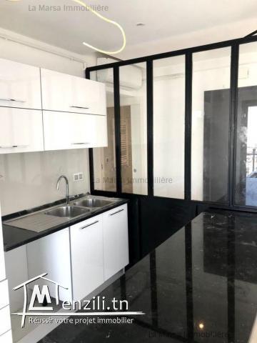 A Louer appartement s2 à proximité du Lycée Cailloux, la Marsa