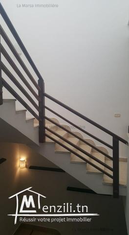 A Louer villa s5 avec piscine et jardin à Marsa Nassim