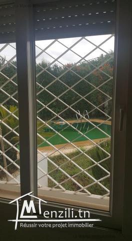 A Louer villa s5 avec piscine et jardin à Marsa Nassim