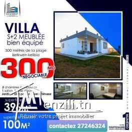 Vente villa meublé avec deux façades