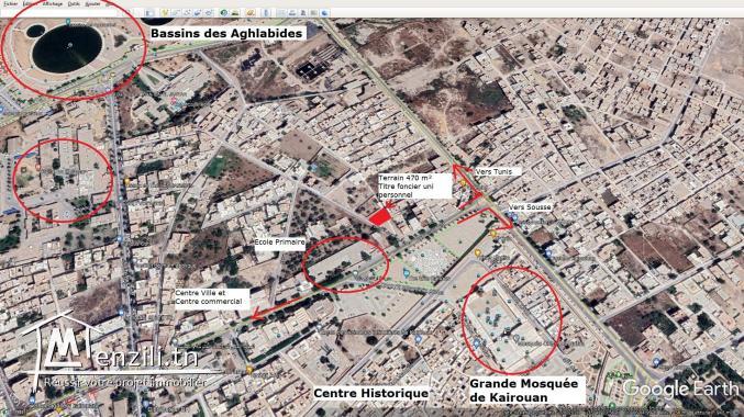 Vente Terrain Kairouan