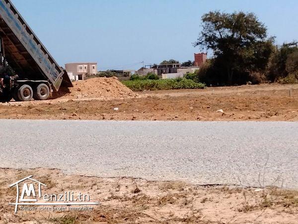 a vendre des lots de terrain a la plage dar alouche 