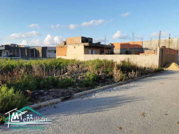 VT656:Terrain d’habitation 200 m²  à cité Tahert Kelibia