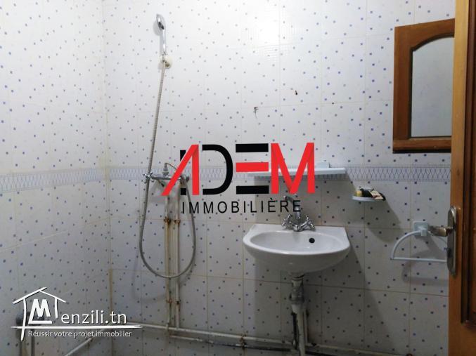 Rez de jardin S2 meublé à Sahloul