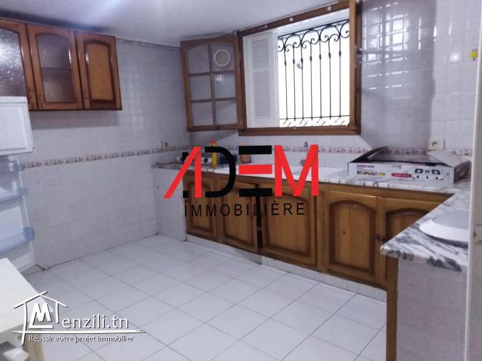 Rez de jardin S2 meublé à Sahloul