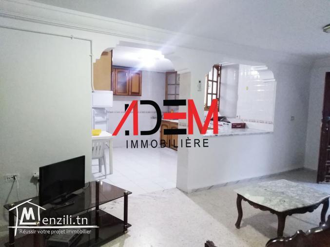 Rez de jardin S2 meublé à Sahloul