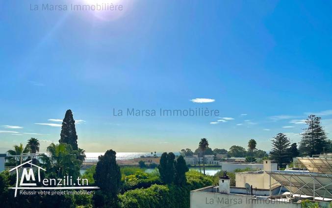 A Louer villa s5 avec piscine et jardin à Carthage