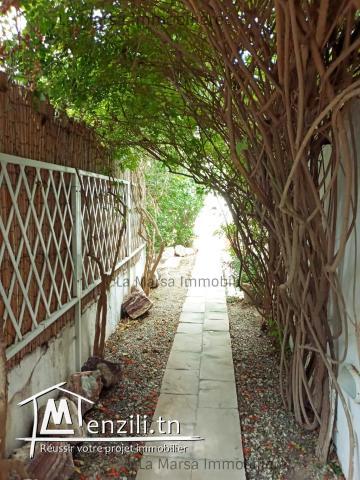 A Louer appartement s1 meublé avec jardin à Ain Zaghouan