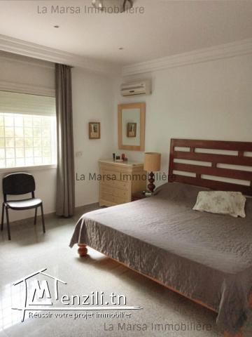 A Louer appartement s1 meublé avec jardin à Ain Zaghouan