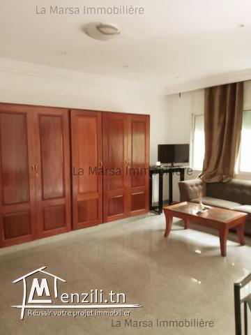 A Louer appartement s1 meublé avec jardin à Ain Zaghouan