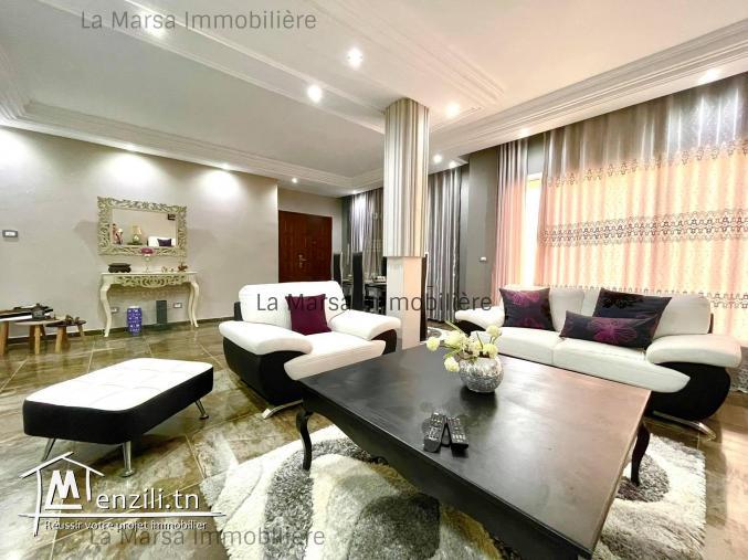 A Louer appartement s3 meublé à 2min du Lycée Cailloux, La Marsa