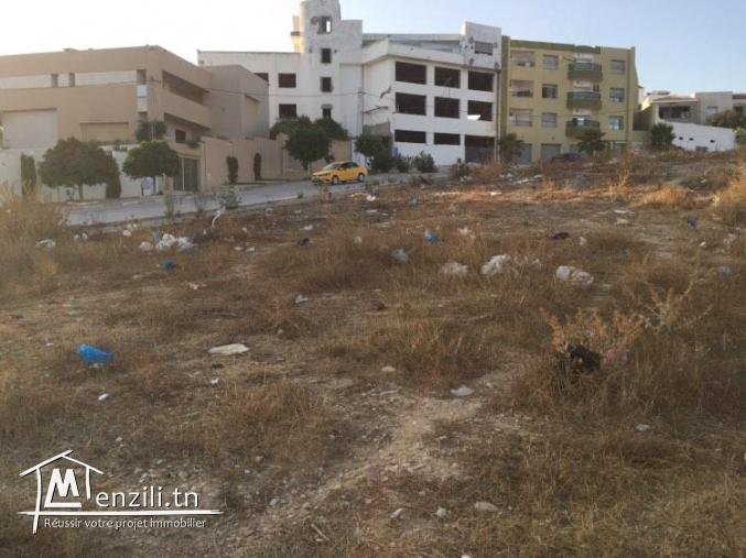 Terrain de 1000m2 a vendre a Ennasr 2