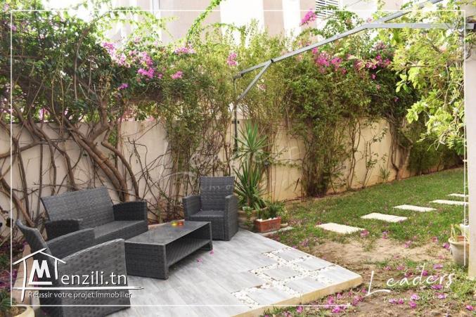 Vente un beau appartement en S+2 Haut standing avec jardin à La Soukra.