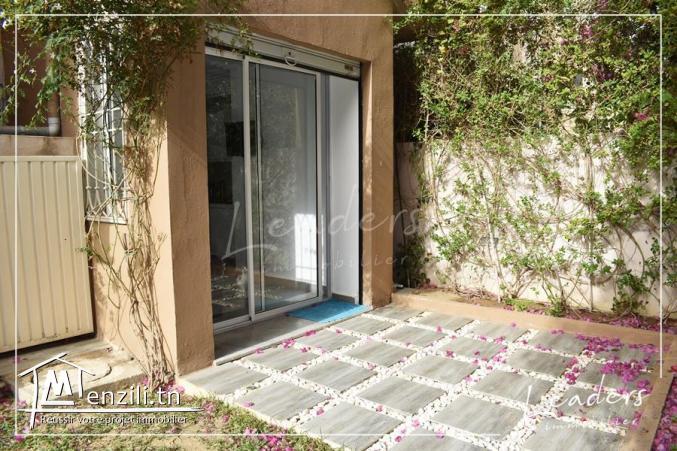 Vente un beau appartement en S+2 Haut standing avec jardin à La Soukra.