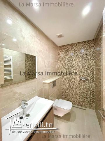 A Louer appartement s2 neuf à Gammarth