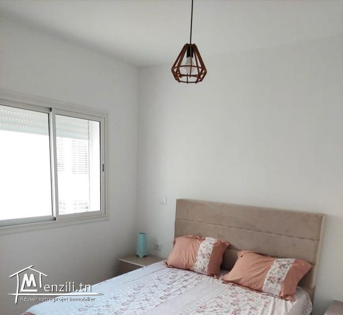 Magnifique appartement au bord de la plage à Hergla avec une place de parking en sous-sol