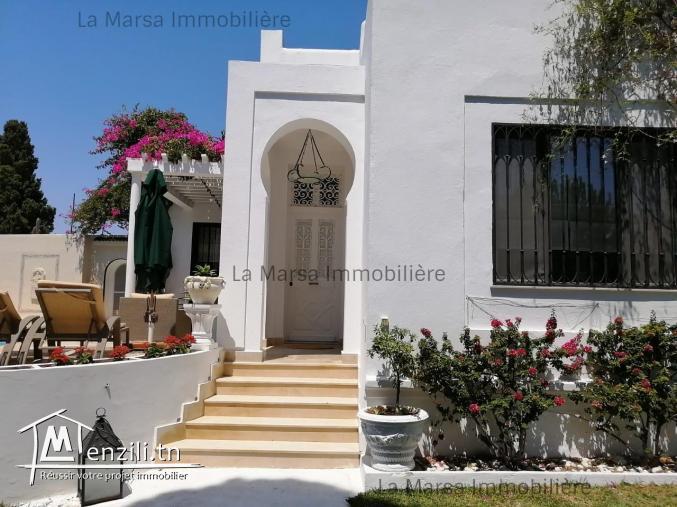A Vendre villa s5 avec piscine et jardin à Carthage