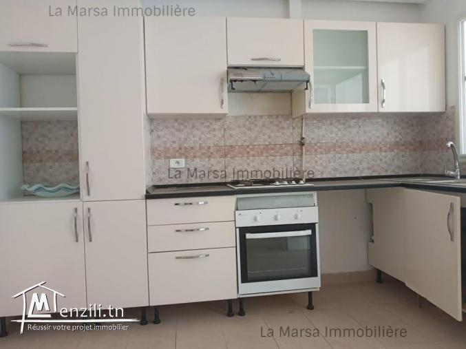 A Louer appartement s2 avec jardin à La Marsa