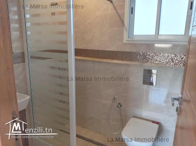 A Louer un bel appartement s3 à La Marsa
