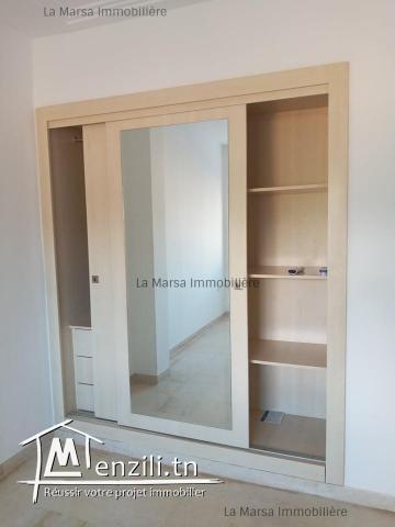 A Louer un bel appartement s3 à La Marsa