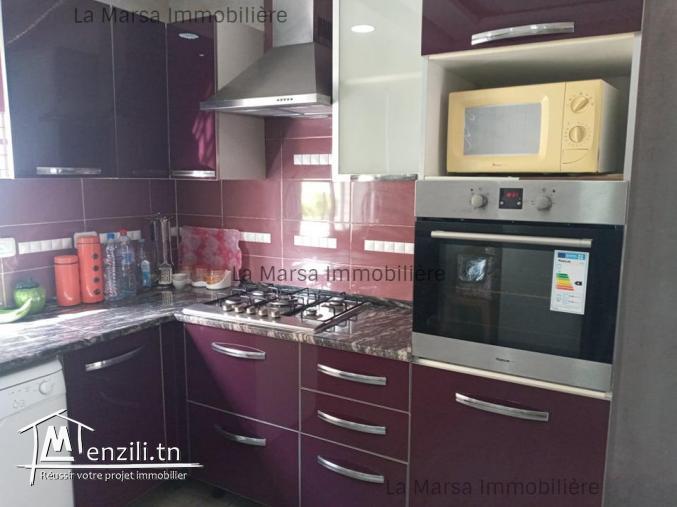 A Louer rdc s3 avec piscine aux Jardins de Carthage