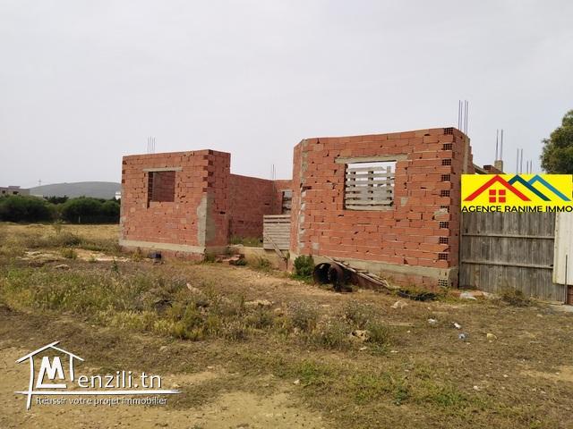 Maison inachevée ds 600m2 TBeu el haouaria