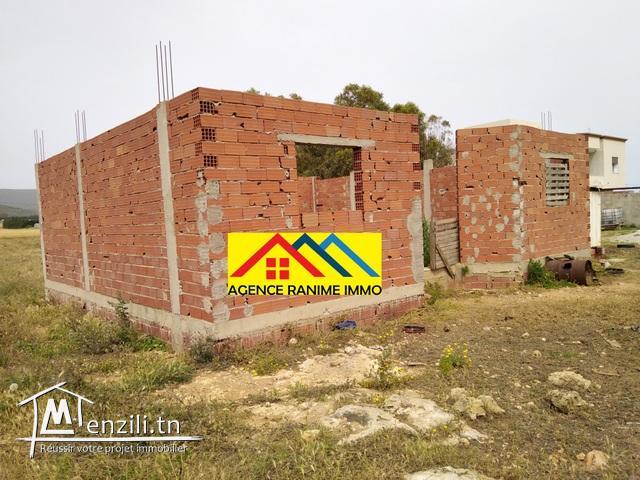 Maison inachevée ds 600m2 TBeu el haouaria