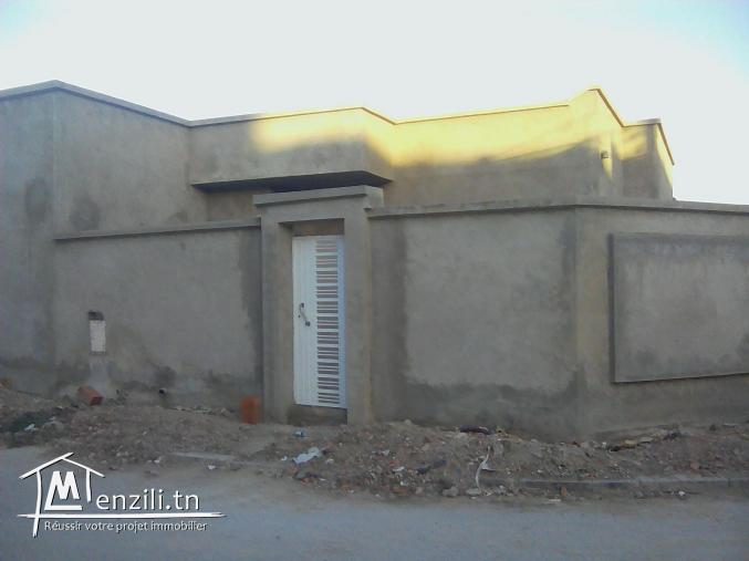 villa presque finie à lotissement AFH Morneg de Ben Arous