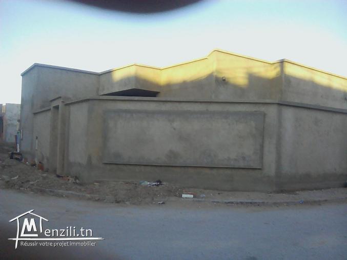 villa presque finie à lotissement AFH Morneg de Ben Arous