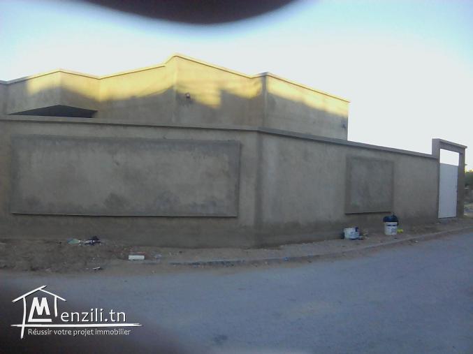 villa presque finie à lotissement AFH Morneg de Ben Arous