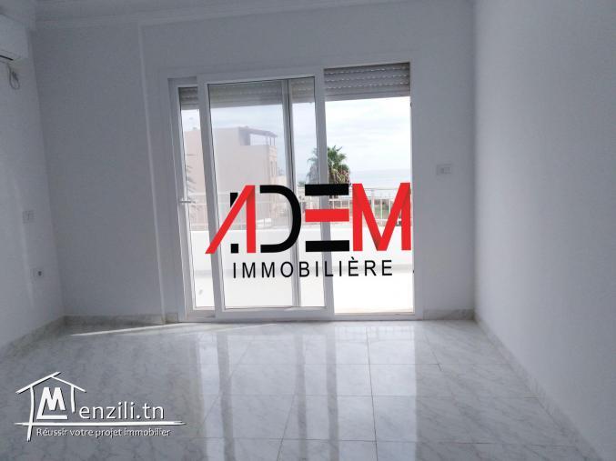 Appartement S2 de haut standing avec vue de mer