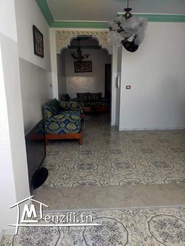 A louer appartement bien equipé à bizerte