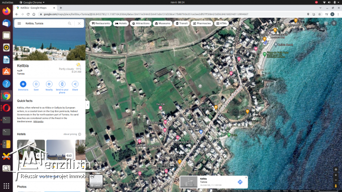 Terrain constructible 460m2, tout près des plages de Kelibia