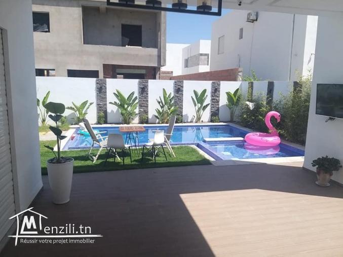 Villa Neuf THS Avec piscine à Hammamet