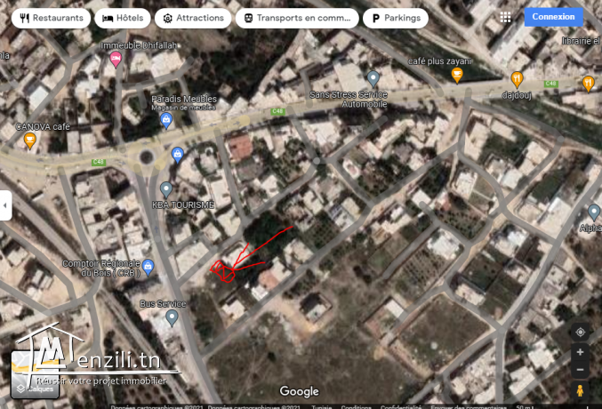 terrain avec titre bleu ????