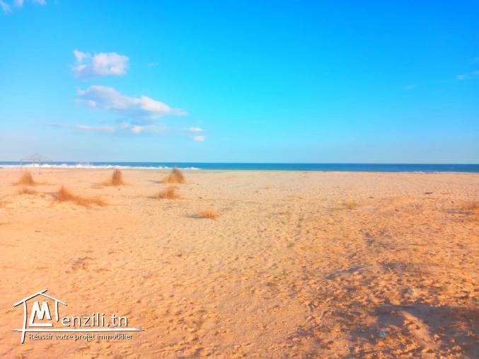 terrain à 300 mètre de la plage de bouficha