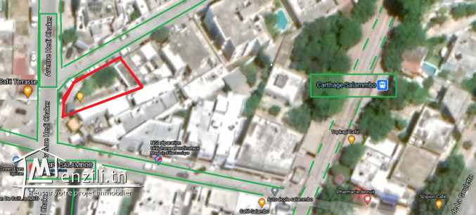 Carthage Salambo. 360m2. Avenue Hedi Chaker