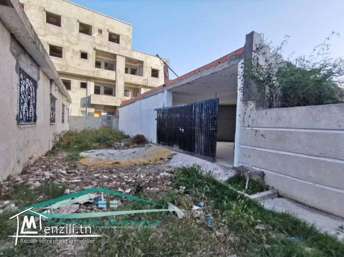 VT676:Maison 319 m² inachevée à cité merdes Kelibia