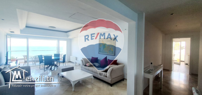 S+3 meublé à La Marsa vue Mer à louer