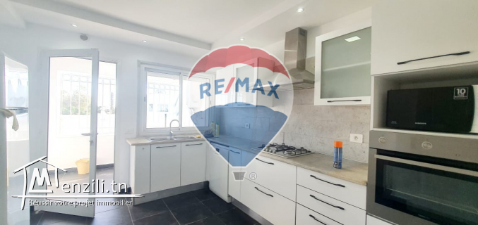 S+3 meublé à La Marsa vue Mer à louer