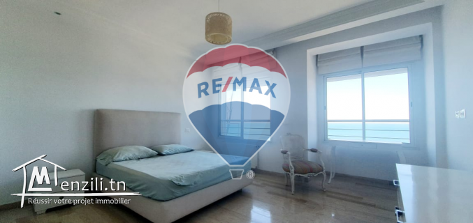 S+3 meublé à La Marsa vue Mer à louer