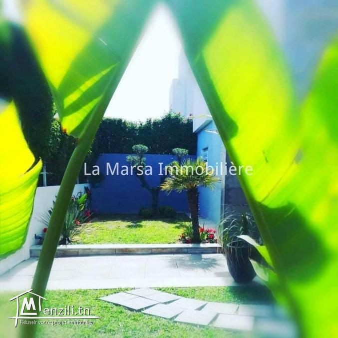 A Louer un duplex s4 avec jardin et piscine à La Marsa